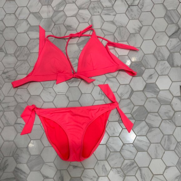 Victoria Beckham Other - 🔥 Victoria’s Secret Sultry Coral Triangle Bikini – Size Medium 🔥